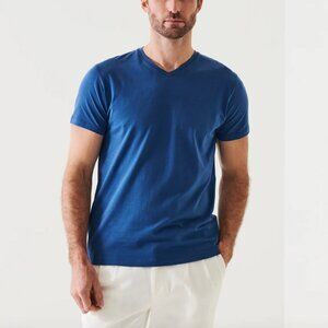 NWT MENS PIMA COTTON STRETCH V-NECK T-SHIRT